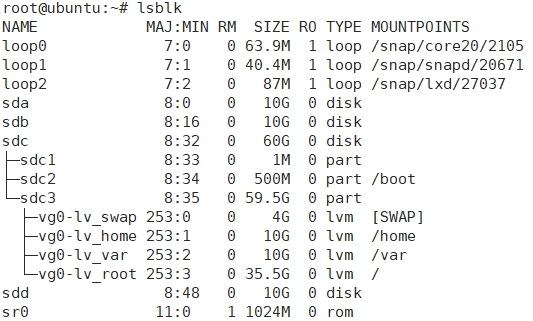 Ubuntu 22.04安装软RAID5阵列